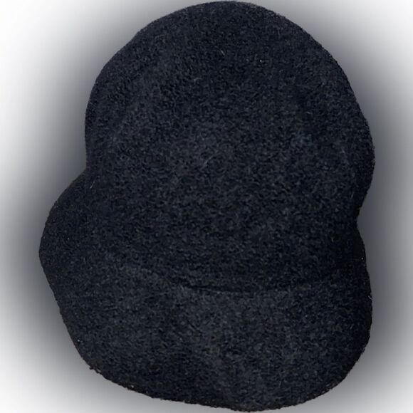 Talbots 100% Wool Black Bucket Hat - Picture 2 of 6